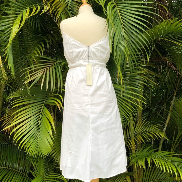 DVF iconic white cotton summer dress - Picture 6 of 8